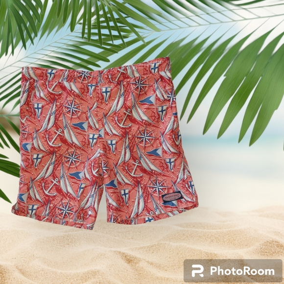 Vineyard Vines Men's Chappy Swim Trunks - Picture 1 of 12